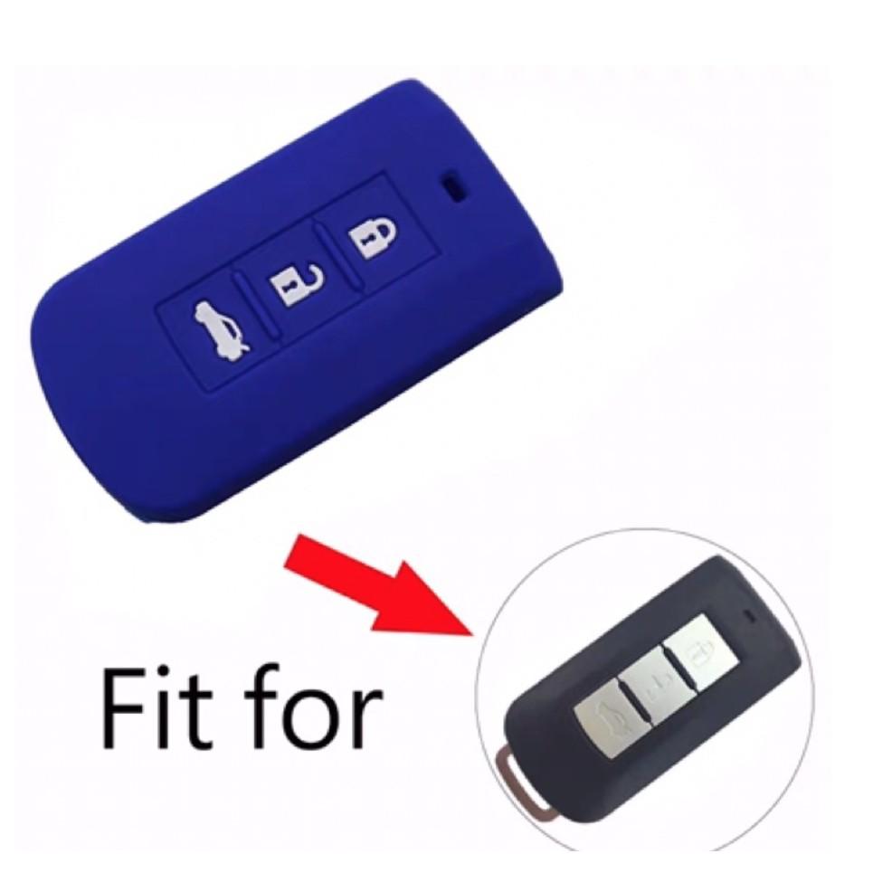 Bao Silicone chìa khóa cao cấp cho xe ôtô Mitsubishi Outlander, Lancer, Pajero Sport, Xpander, Attrage