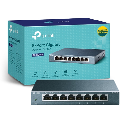 8-Port Gigabit Desktop Switch TP-LINK TL-SG108-hàng chính hãng