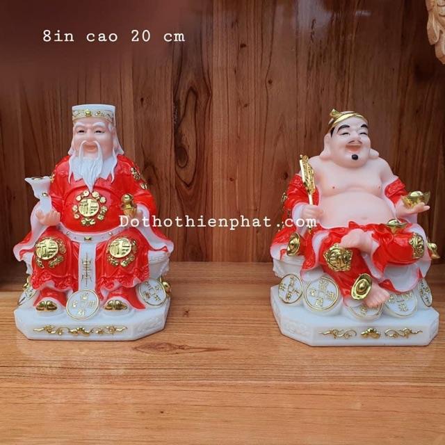 COMBO Bộ bàn thờ thần tài ông địa gỗ gõ đỏ ngang 50 cm rất đẹp