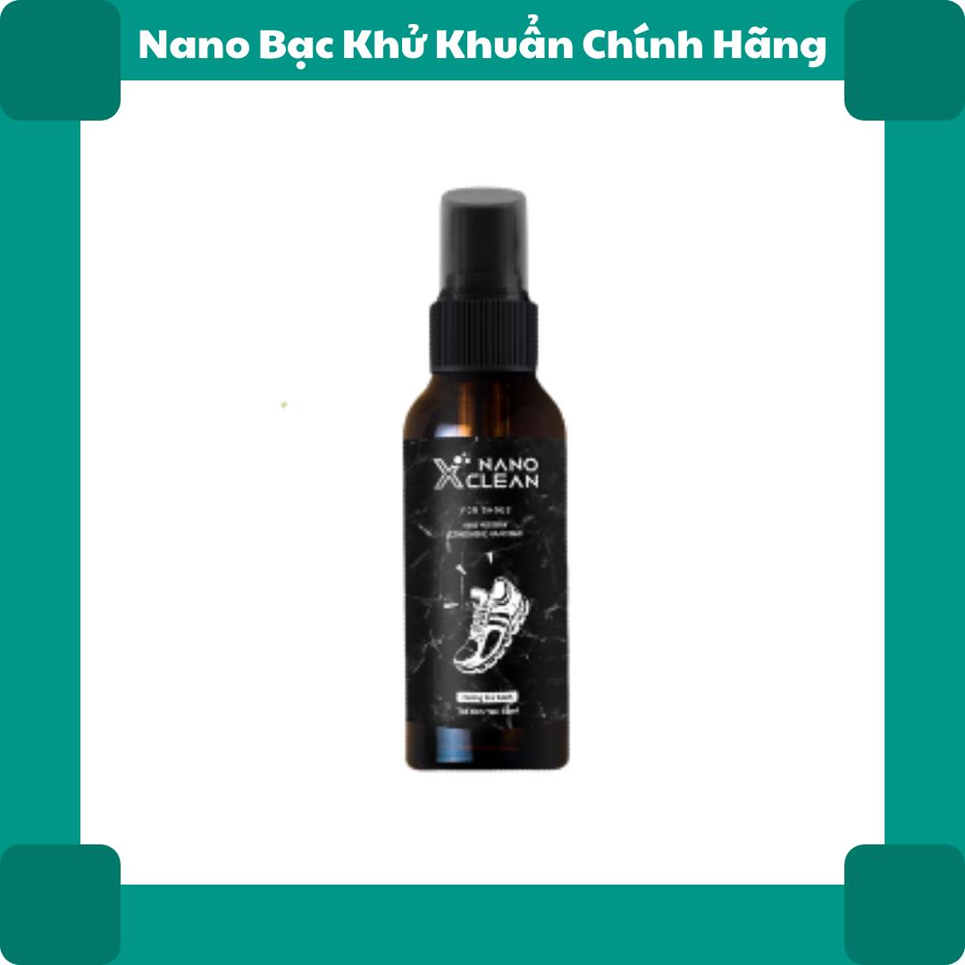 Chai xịt khử mùi giày Nano Xclean 50 ML