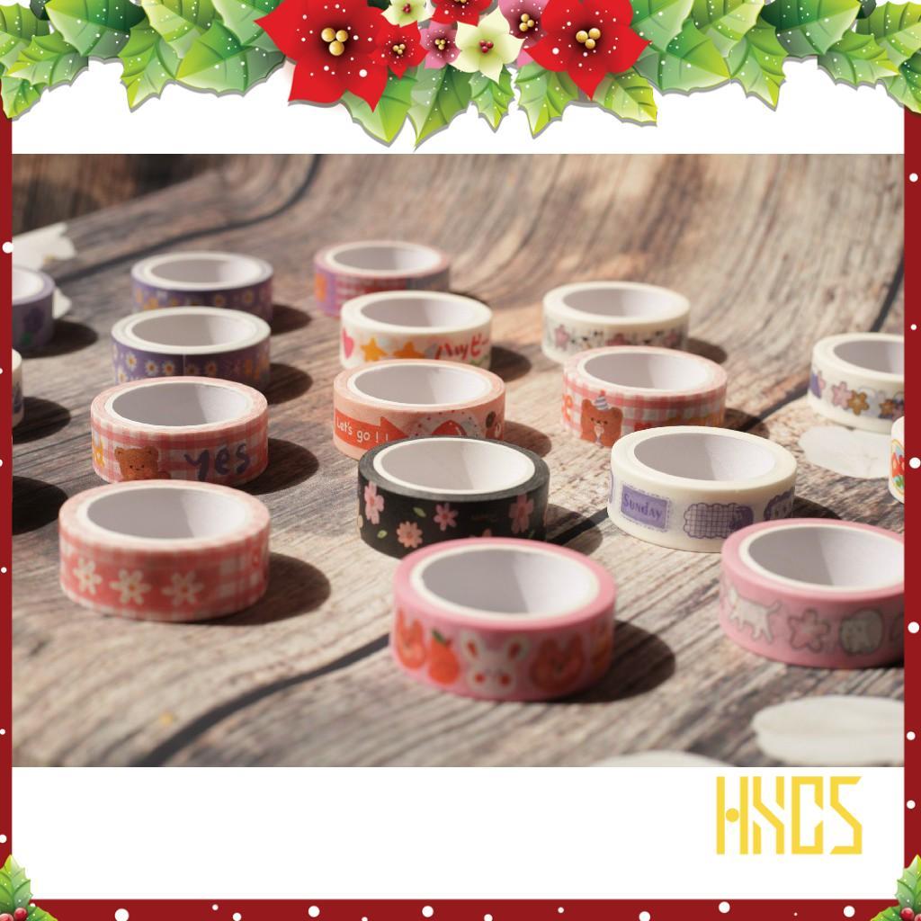 Cuộn Băng Keo Giấy Trang Trí Washi Tape - SP tự chụp, Trang Trí decor sổ