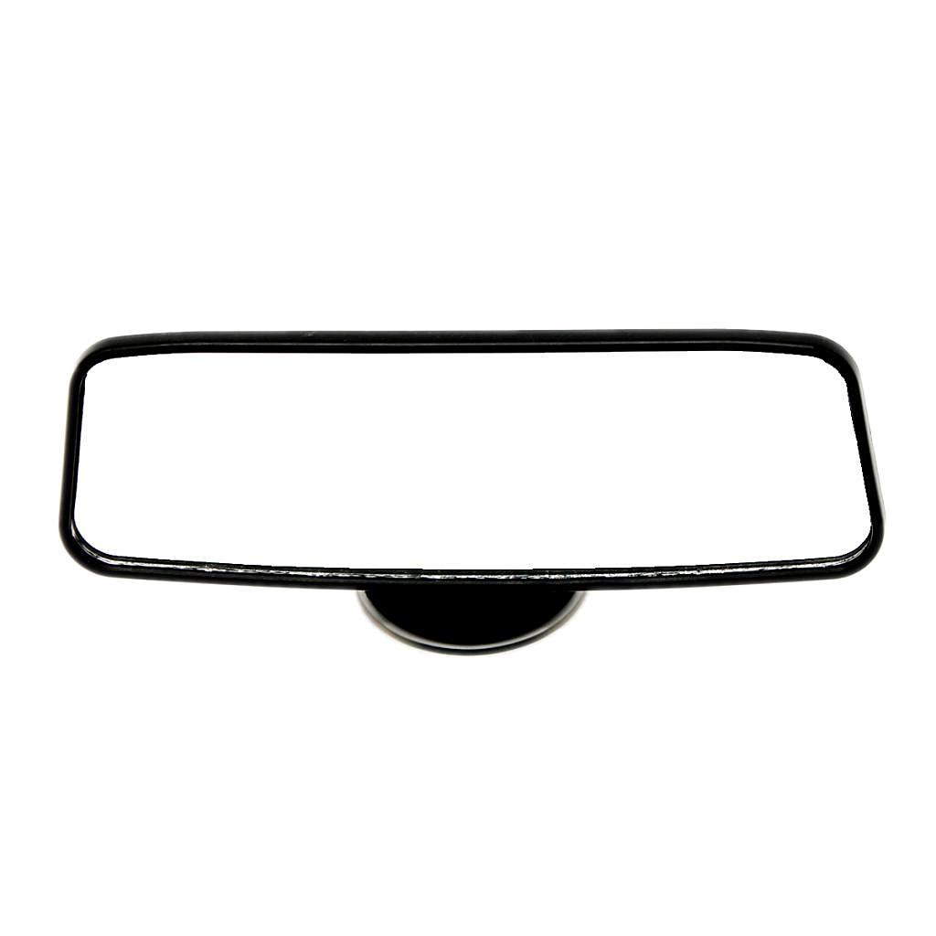 2x Black Car Mirror Interior Rear View Mirror Suction Cup Rear Mirror