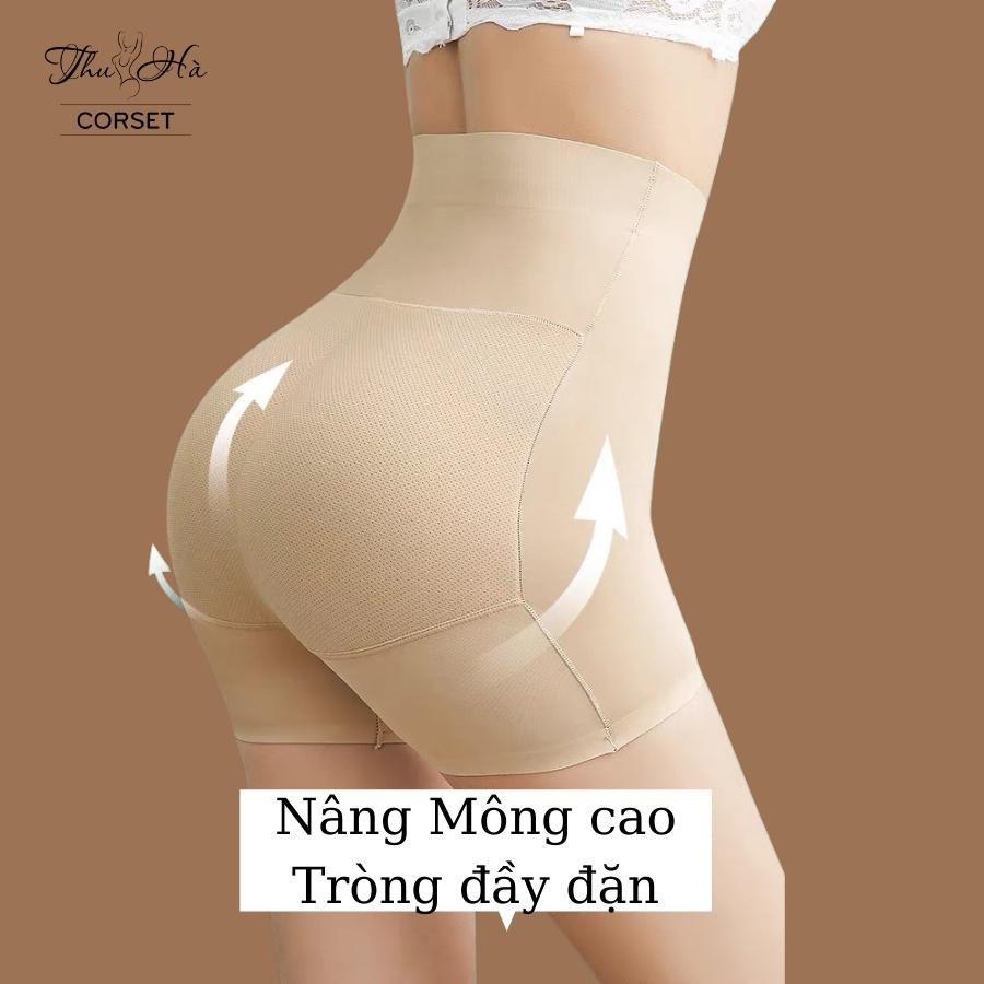 Quần độn mông su đúc, cạp cao gen bụng, mặc váy body, áo dài CAO CẤP