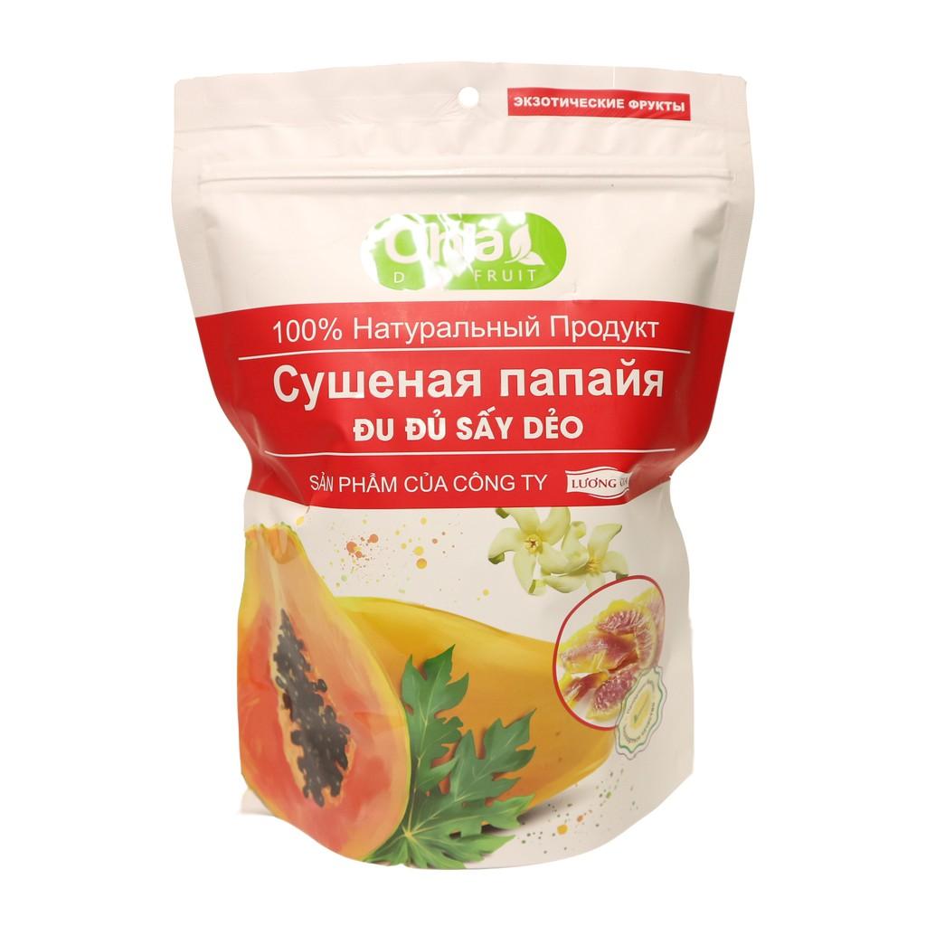 Đu Đủ Sấy Dẻo Vị Chanh Dây Lương Gia 500gr