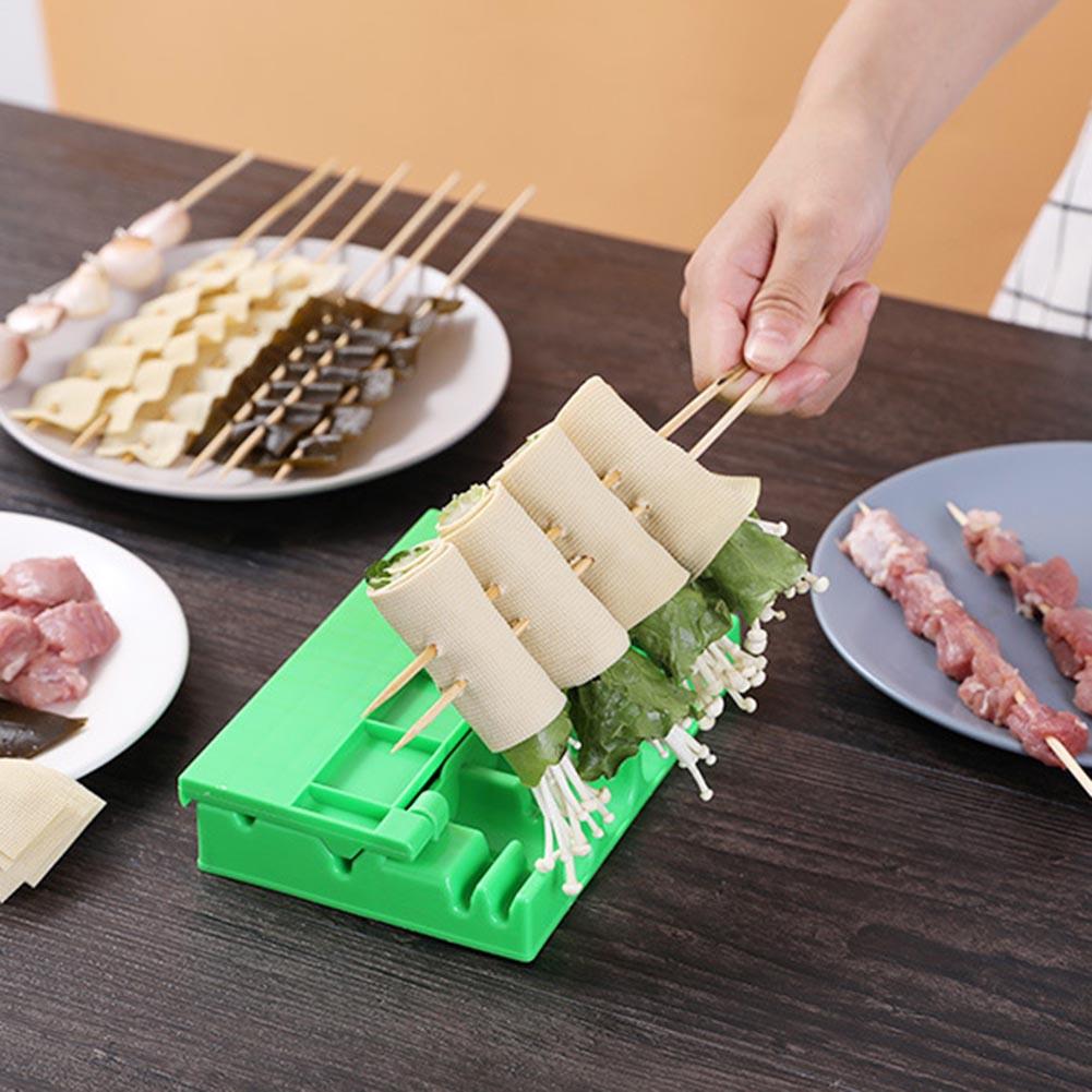 Dụng Cụ Kẹp Xiên Rau Thịt BBQ,3 Trong 1 Tiện Dụng