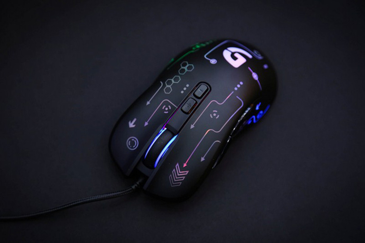 Chuột Chơi Game Có Dây Fuhlen G90s 2000DPI RGB 7 Phím - Hàng Chính Hãng