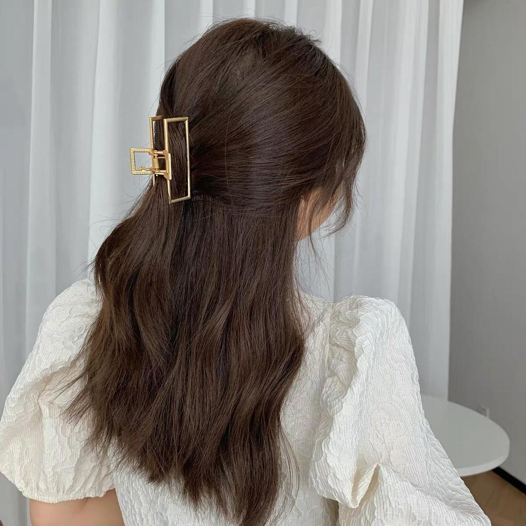 Kẹp tóc kim loại kiểu dáng Hàn Quốc - Kẹp càng cua kim loại cao cấp sang trọng cho nữ