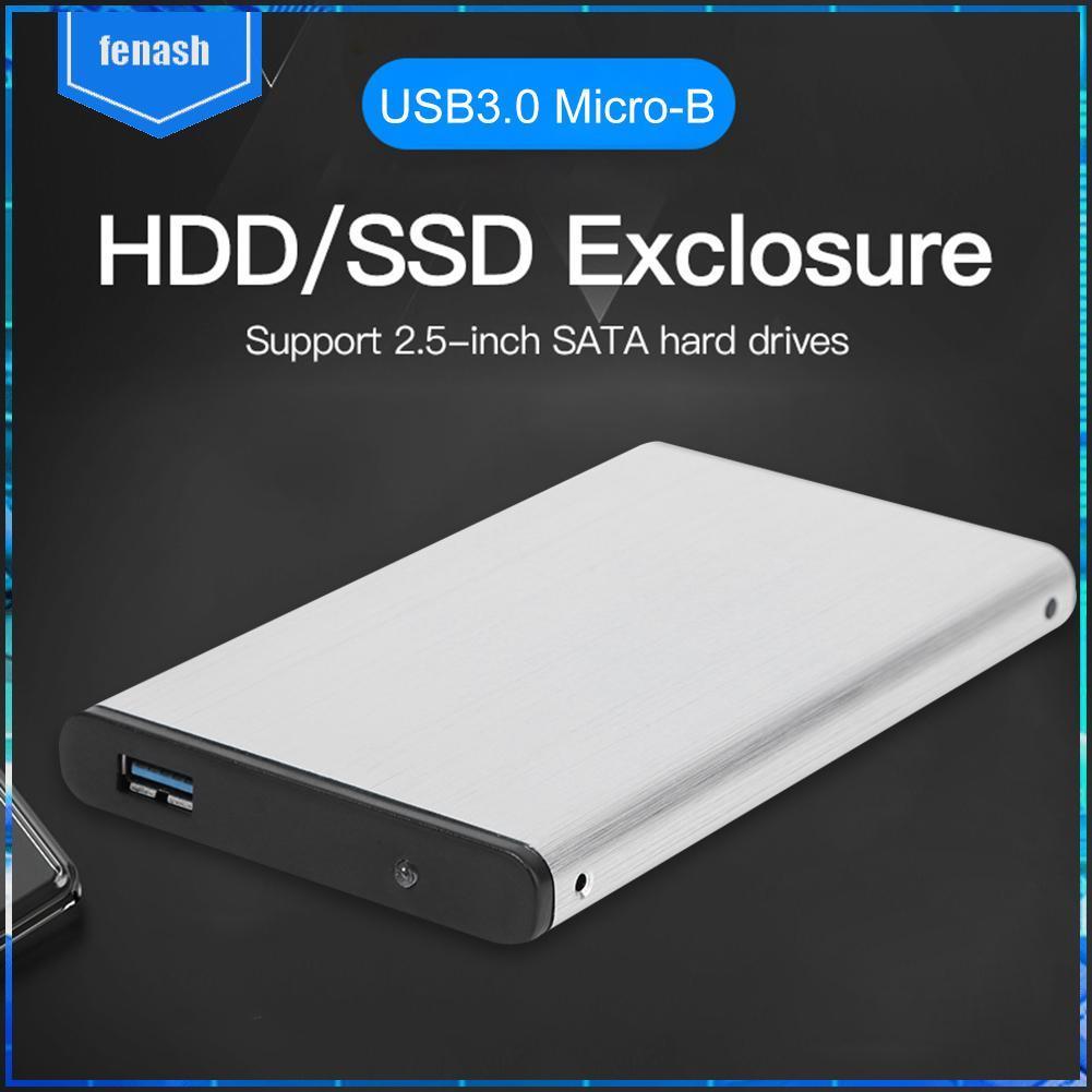 ✪Vỏ Ổ Cứng Ngoài USB 3.0 6Gbps 2.5 inch HDD SSD Bằng Hợp Kim Nhôm