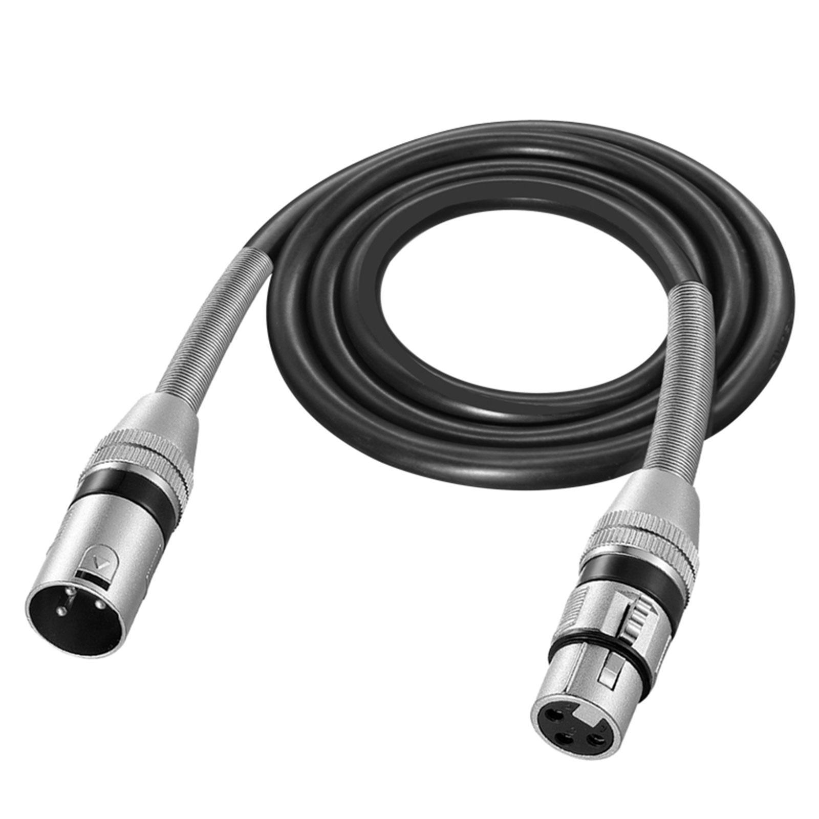 XLR Male to Female 3Pin Audio Cable Splitter Cable Audio Connector Mic Cable Male to Female  Audio Adaptor XLR Microphone Cable Premium