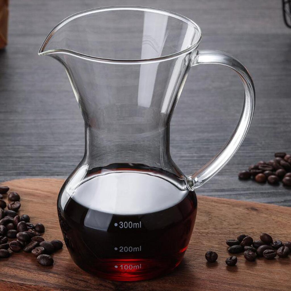 Pour Over Coffee Maker Glass Coffee Drip Kettle Coffee Brewing Tool