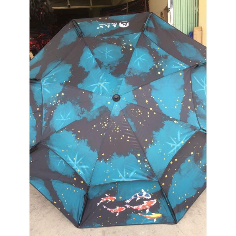 Ô câu cá 2 tầng khớp 360 chống nắng và tia uv cực tốt