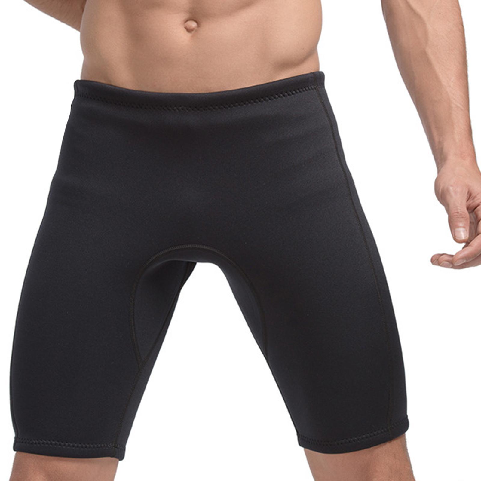 Mens Wetsuit Shorts Outdoor Swimming Pants, 3mm Neoprene Diving Wet Suit Trunks Trousers for Surfing Snorkeling Beach Water Sports