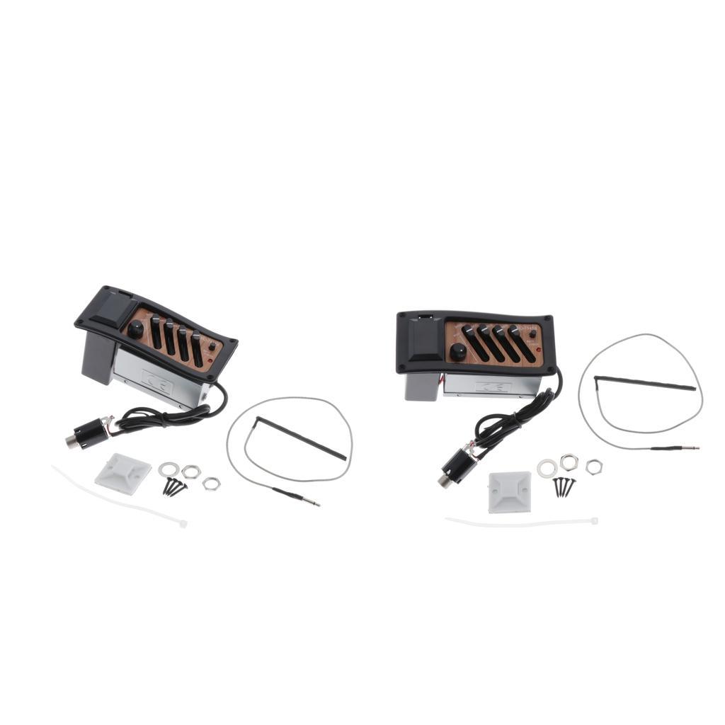 2x  Acoustic  Guitar  Pickup  EQ  Equalizer  Piezo  Pickup  Complete