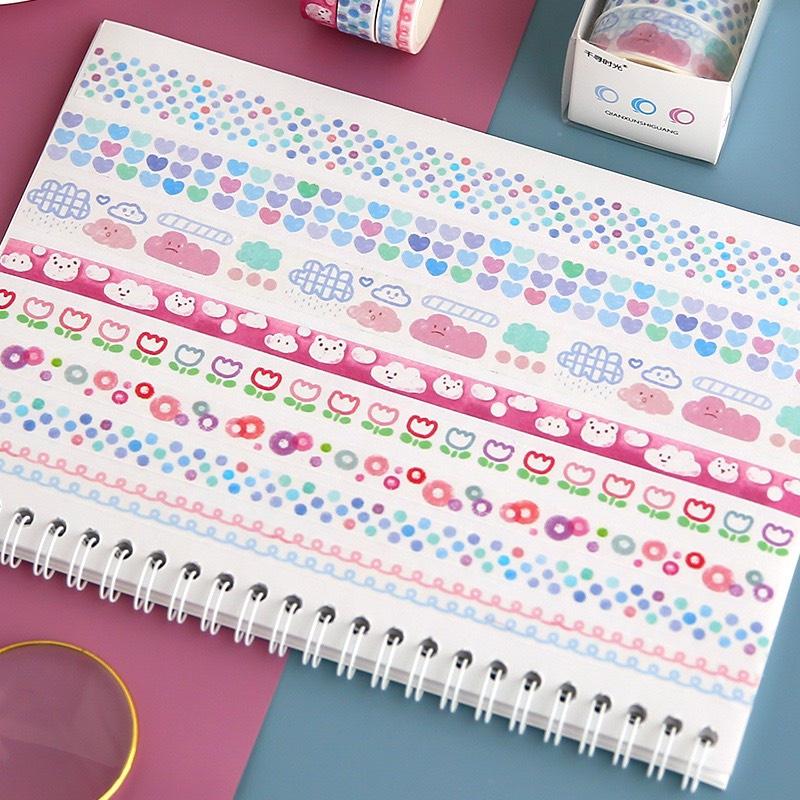 Băng Dính Washi Tape Làm Đẹp Lưu Bút, Sổ Tay Và Nhật Ký Cá Nhân