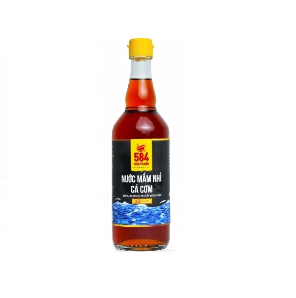 Thùng 6 chai Nước mắm Nhỉ Cá cơm 35 độ đạm- 584 Nha Trang - Chai thủy tinh 500ml, Date luôn mới nhất