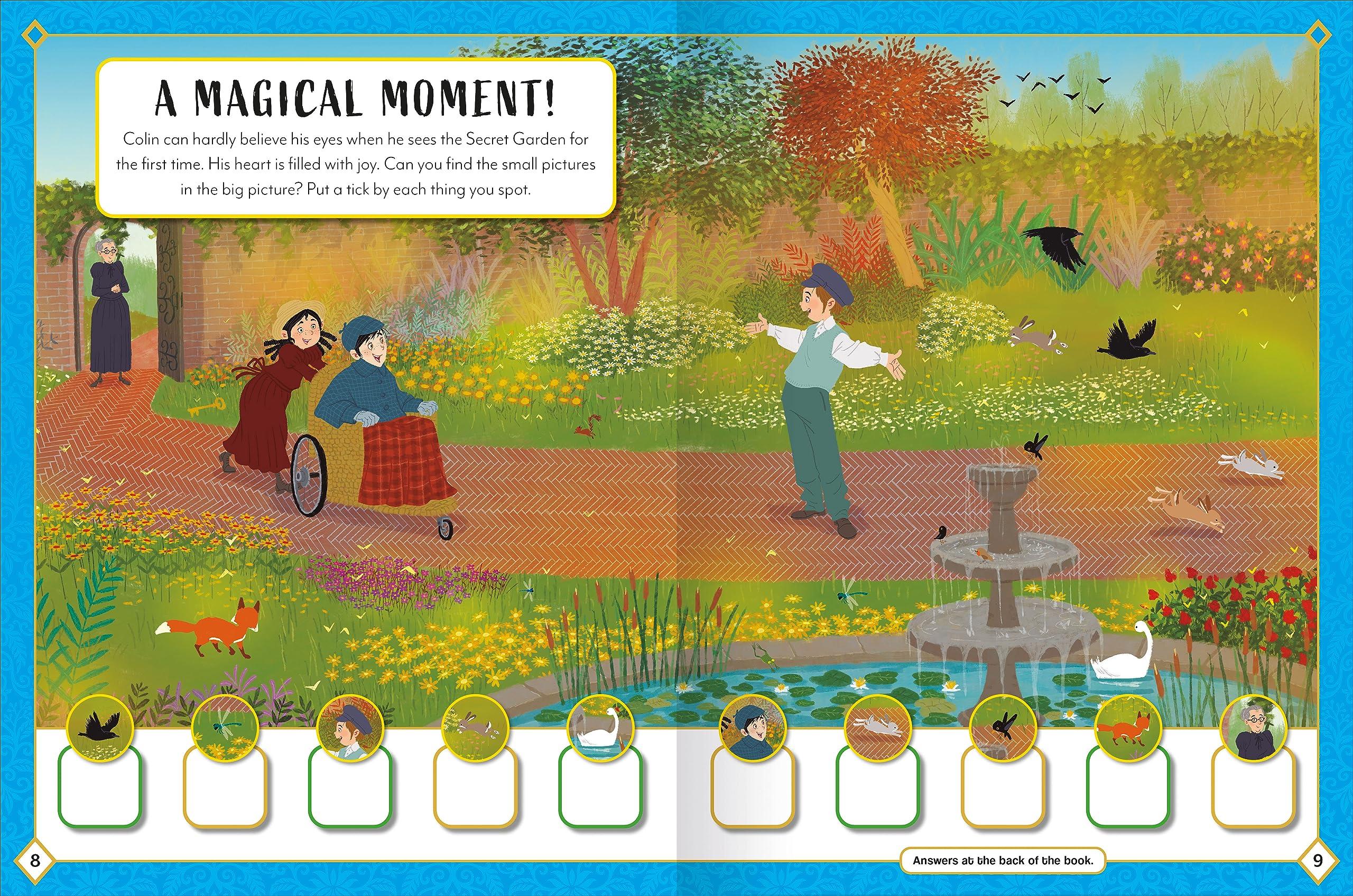 Sách ngoại văn: Sticker Activity Books - The Secret Garden