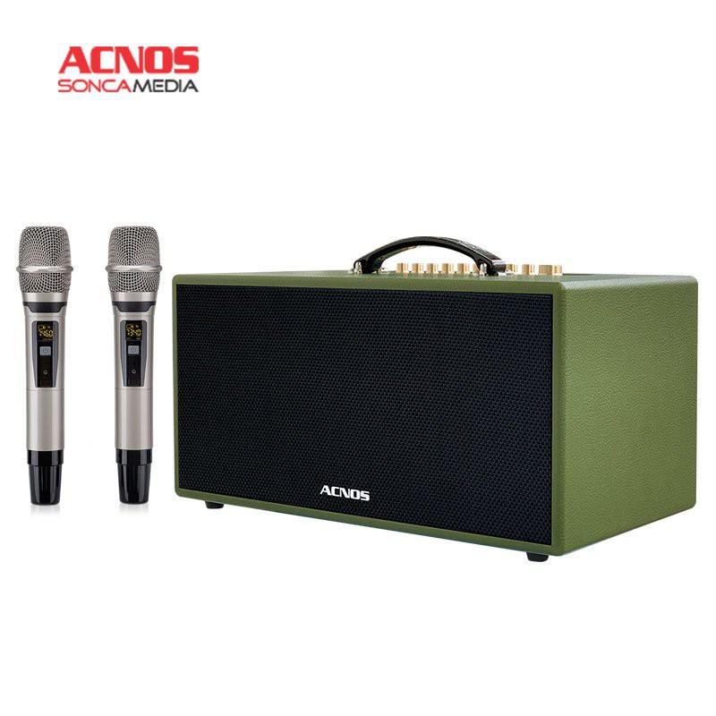 Dàn âm thanh di động ACNOS CS445 - Hệ thống 2 Loa full 6.5 inch và 2 loa treble- Công suất lên đến 450W xách tay du lịch