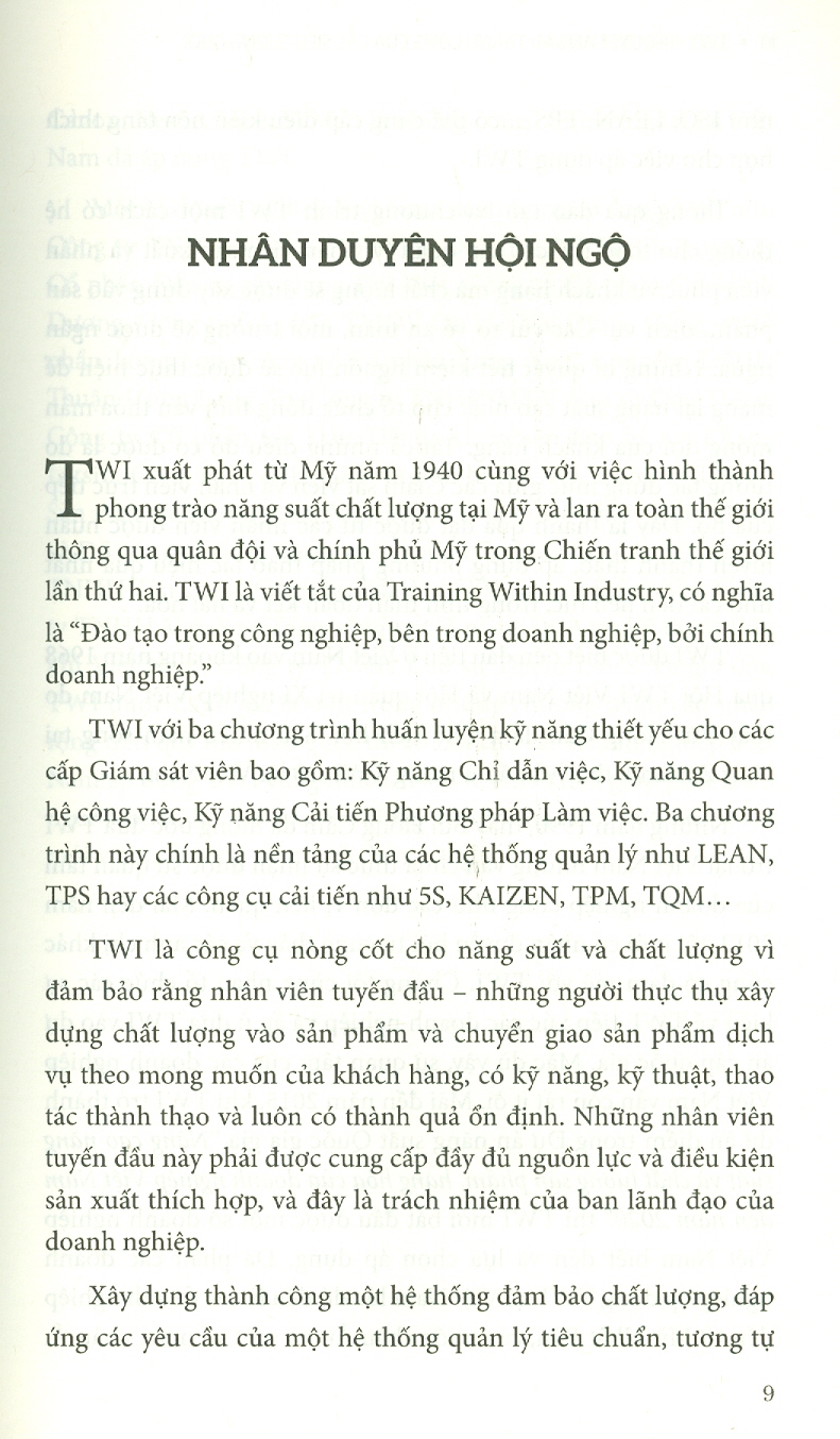 TWI - Bí Quyết Ẩn Sau Thành Công Của Các Siêu Cường Quốc