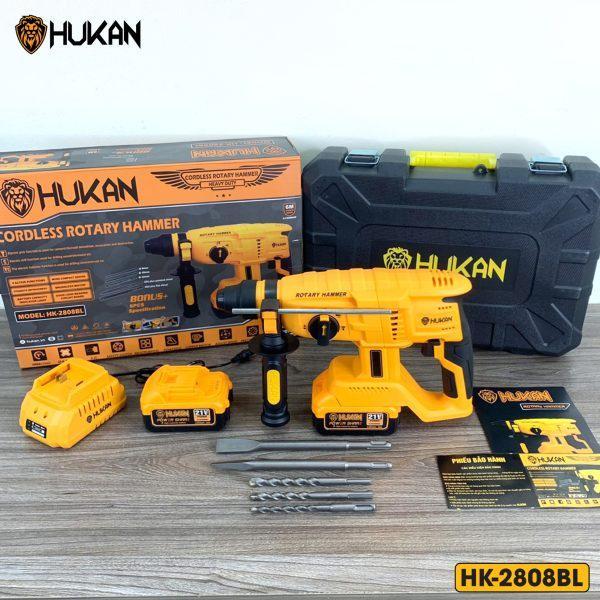 MÁY KHOAN PIN BÊ TÔNG 3.2J HK-2808BL HUKAN  (2 PIN ) - HÀNG CHÍNH HÃNG