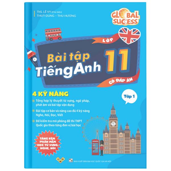 Sách - Global Success - Bài Tập Tiếng Anh 11 - Tập 1 (Có Đáp Án)