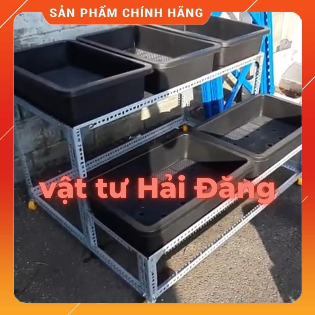 kệ sắt thông minh trồng rau 2 tầng bậc thang 5 khay( dùng khay 65x42)kệ trồng rau sạch,kệ rau thông minh