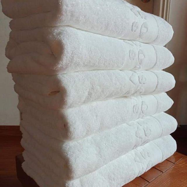 Khăn tắm khách sạn có logo hàng cao cấp cotton 100% 70x140cm