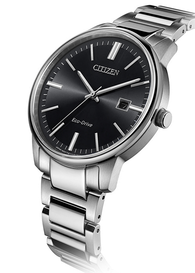 Đồng Hồ Nam Citizen Dây Thép Không Gỉ BM7521-85E - Mặt Đen (Sapphire)