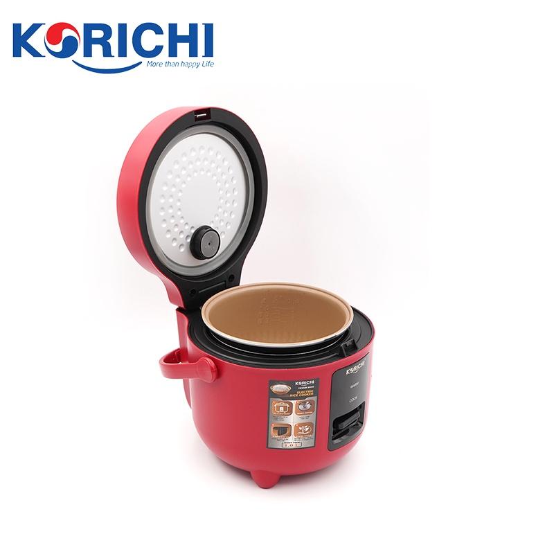 Nồi cơm điện Korichi - KRC-1810 - 1L, 400w (hai màu xanh đỏ) - Hàng chính hãng