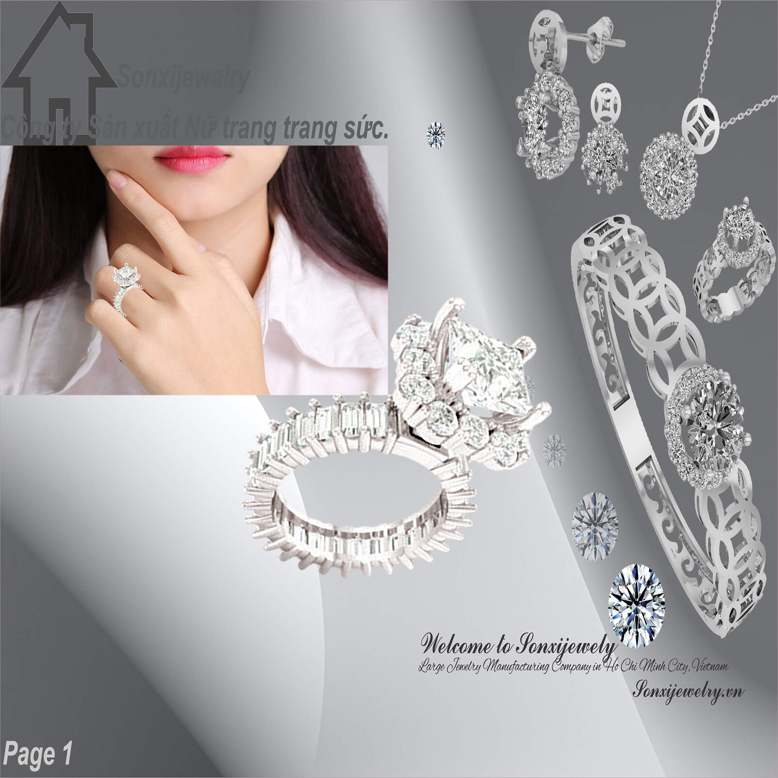 NHẪN NỮ MODERN MẪU ĐẸP 1306