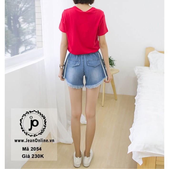 Bigsize Nữ - Short Jean Lưng Thun