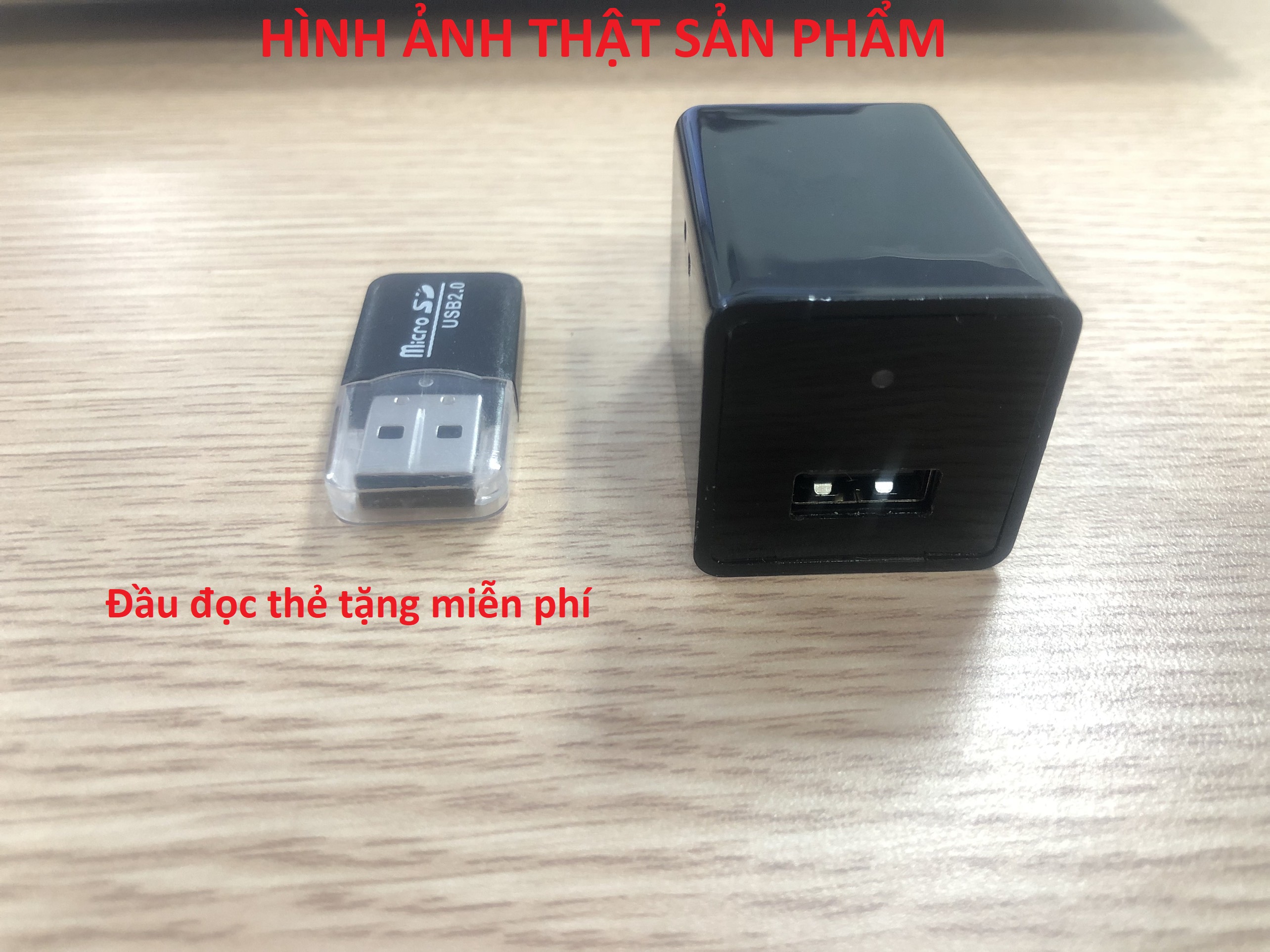 Camera mini cốc sạc xem từ xa, xem trực tiếp, tự động quay lưu. Bảo hành