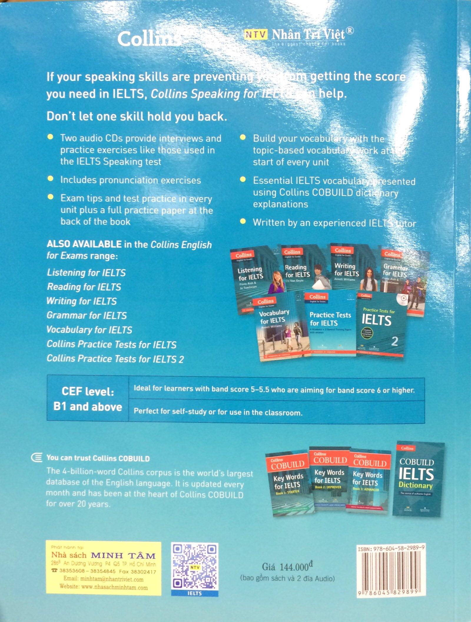 Sách Speaking For IELTS (Kèm CD)