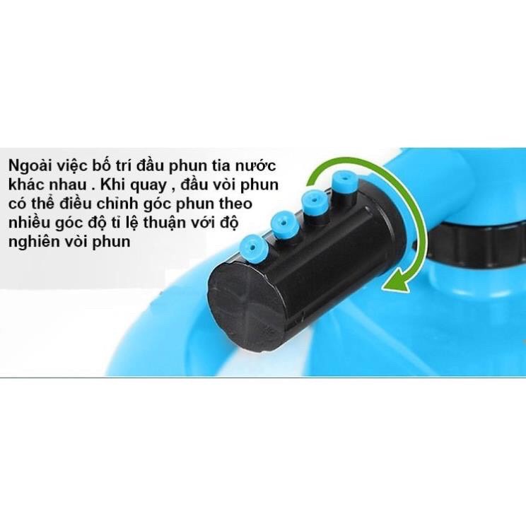 Vòi Phun Nước Tưới Cây Tự Động Xoay 360 Độ Bằng Nhựa An Toàn Thân Thiện Với Môi Trường