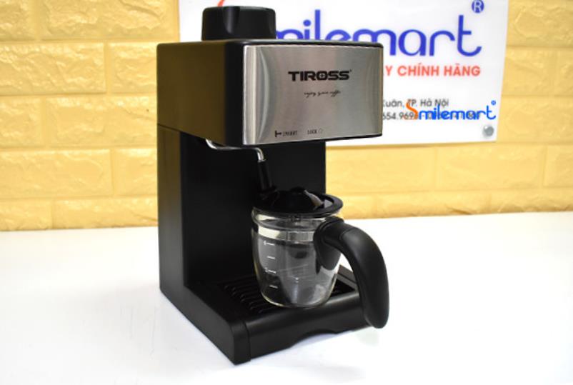 Máy Pha Cà Phê Espresso Tiross TS-621 (4 bar) - Hàng Chính Hãng