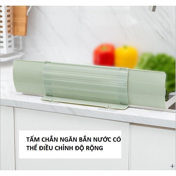 TẤM CHẮN NGĂN BẮN NƯỚC MỞ RỘNG DÙNG CHO BỒN RỬA CHÉN SIÊU TIỆN LỢI, VỆ SINH-GIAO MÀU NGẪU NHIÊN GD250-NBNuoc-MRong