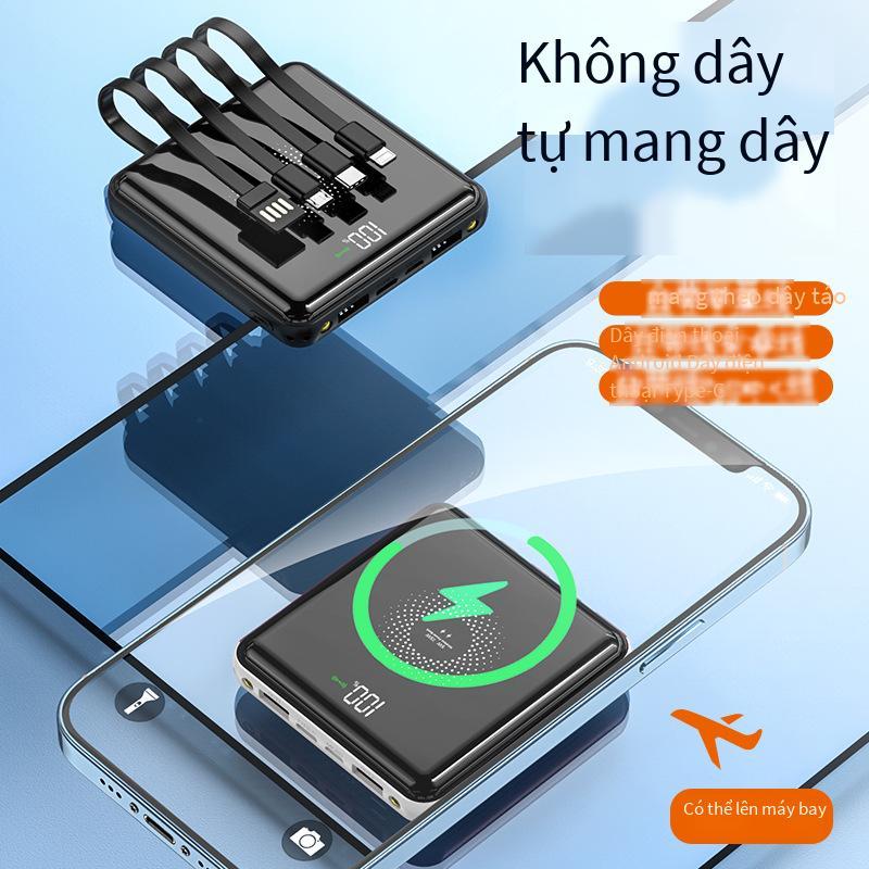 Ưu đãi đặc biệt sạc không dây báu vật tặng kèm 1 dòng sạc nhanh dung lượng lớn 20000 mAh siêu mỏng mini cầm tay tùy chỉnh