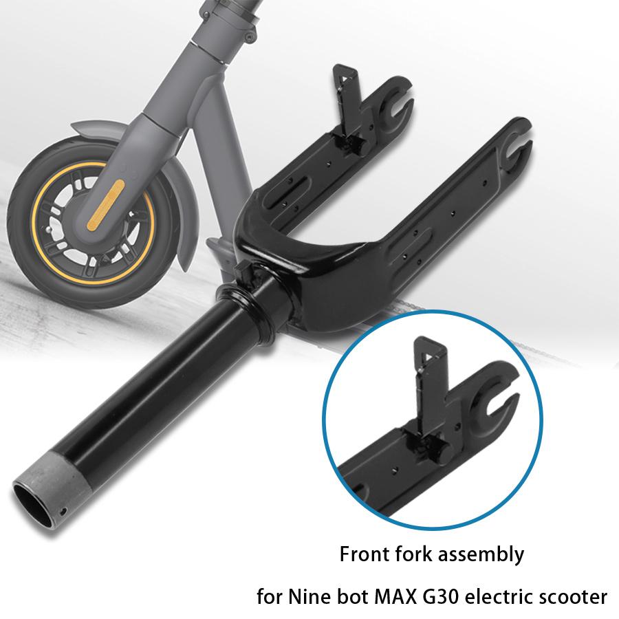 Khung xe tay ga phía trước cho Ninebot Max G30 G30D Skateboard Skateboard Fork Ch thay thế Bộ phận Bánh xe Màu sắc: Đen