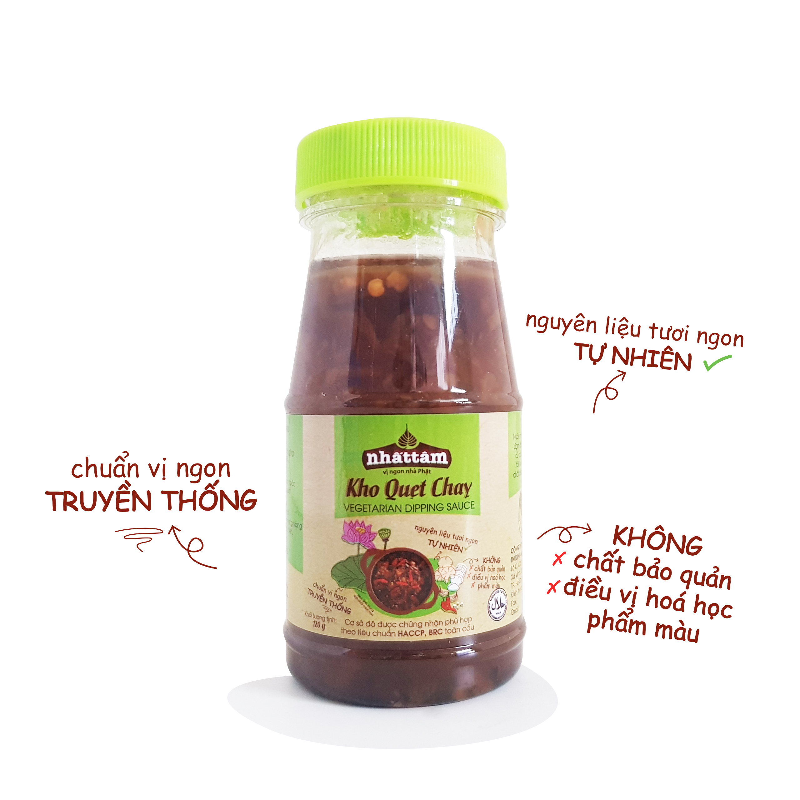 Lốc 6 Hũ Kho Quẹt Chay - Thương hiệu Nhất Tâm