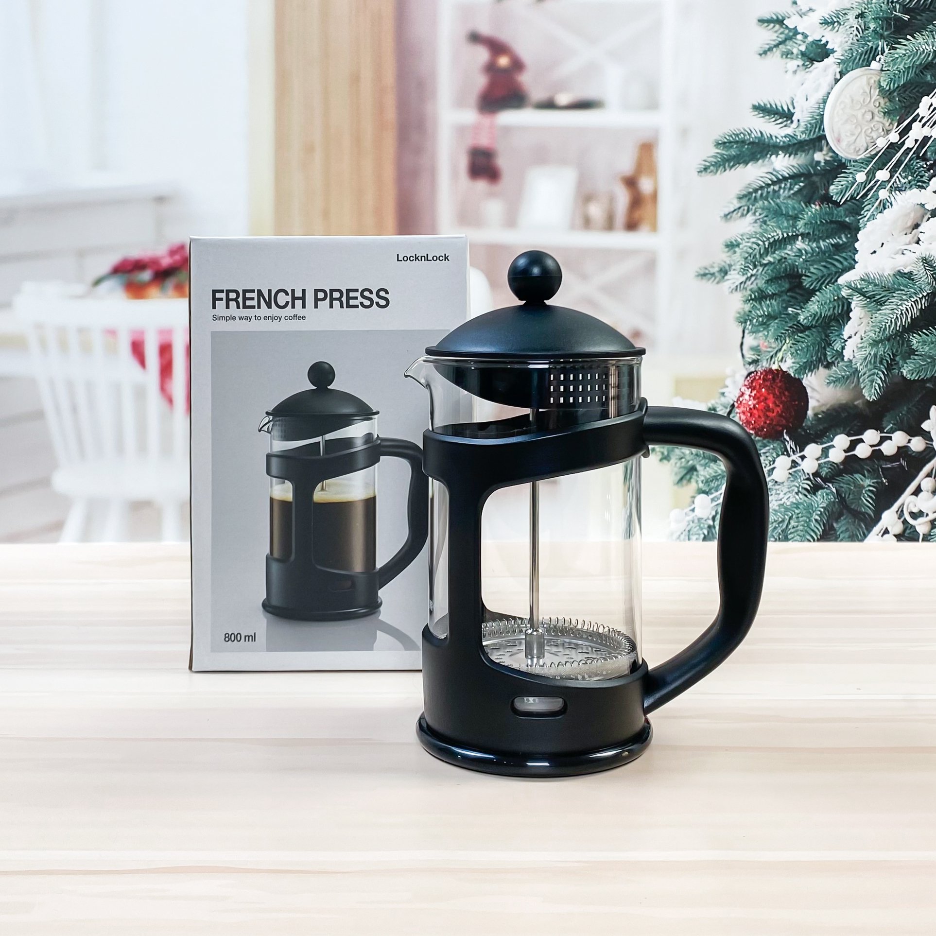 Bình pha trà cafe French Press Lock&Lock, 800ml - LLG018