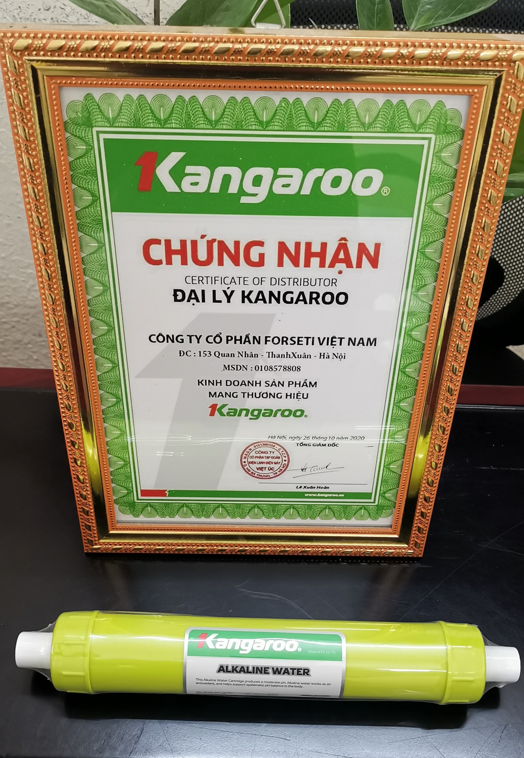 HÀNG CHÍNH HÃNG - Combo 3 lõi lọc nước Kangaroo - 789