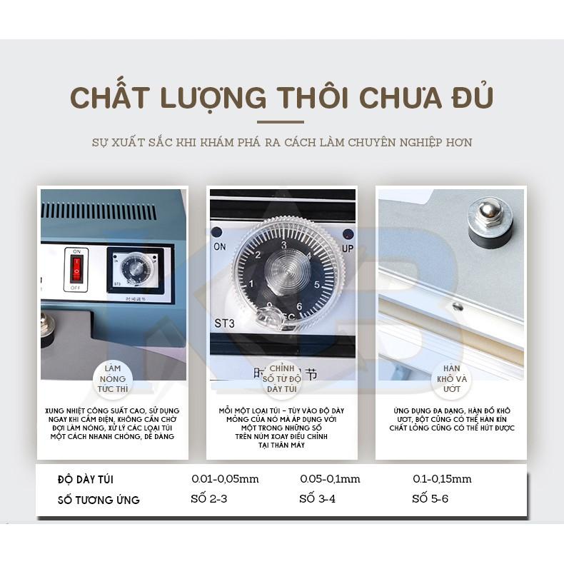 Máy hàn miệng túi dập chân FRE 700 800W