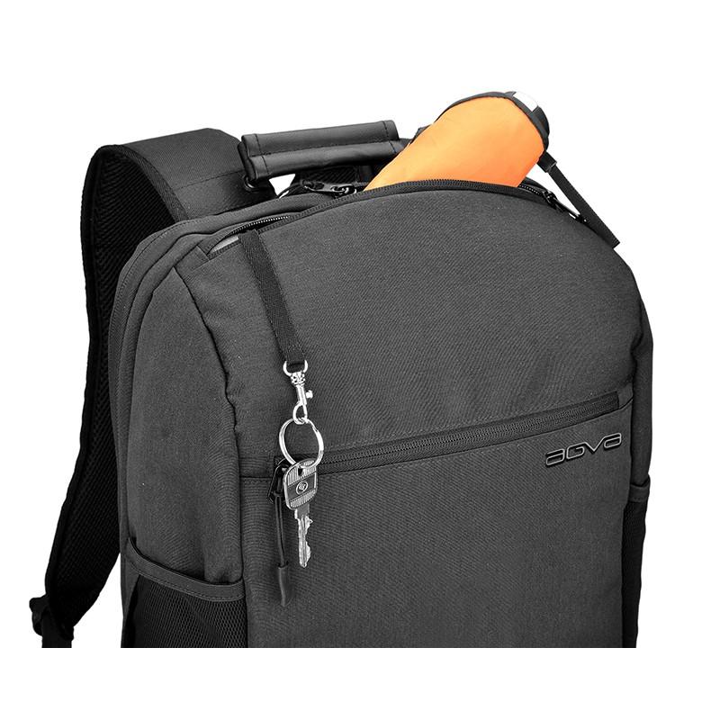 Balo Laptop AGVA Traveller Daypack 15.6 inch màu Đen mã LTB357BLACK Chất liệu Vải polyester cao cấp nhiều ngăn đựng phụ kiện Bảo hành 02 năm chính hãng