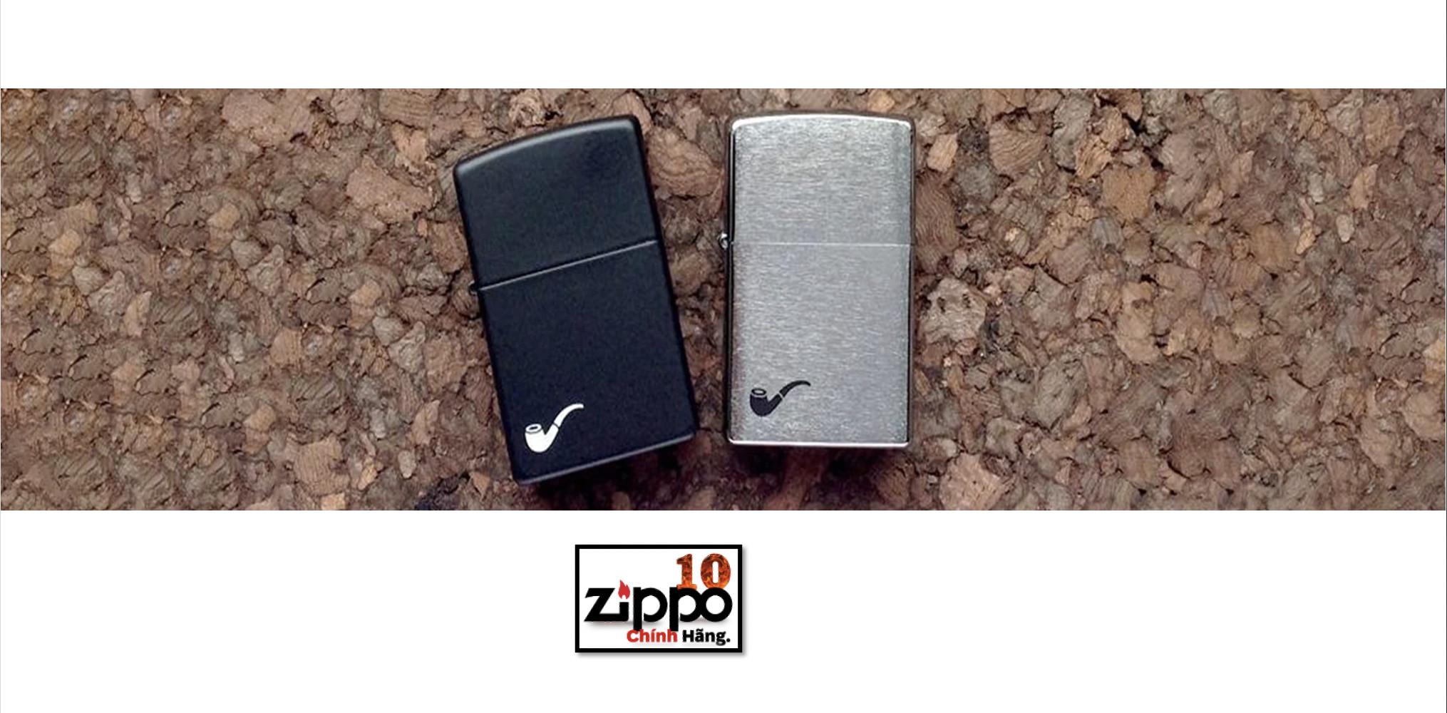 Bật lửa Zippo TẨU 200PL Pipe Brushed Chrome - Chính hãng 100%