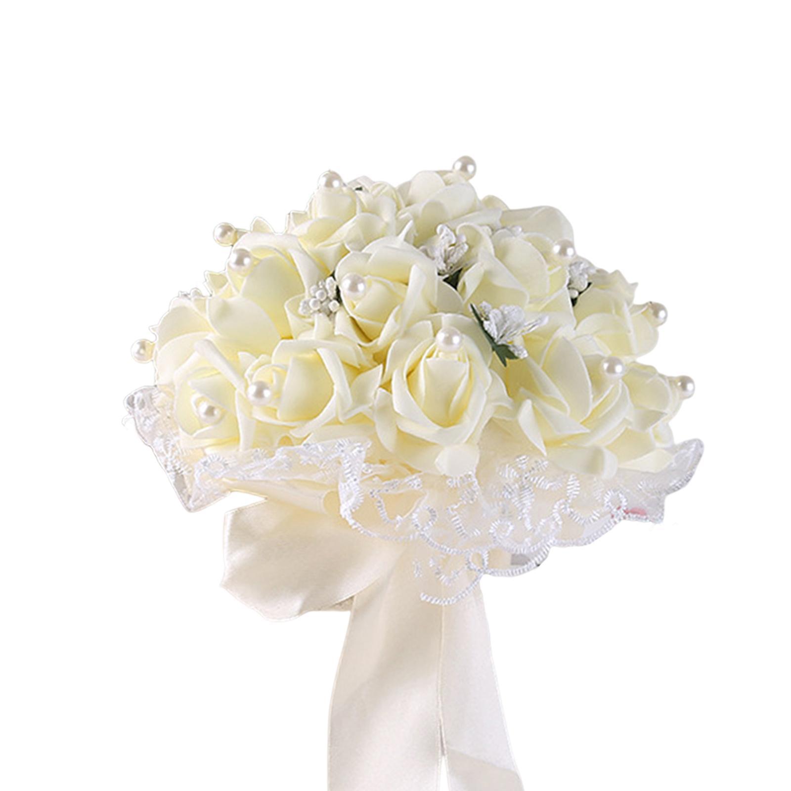 Wedding Bride Bouquets Artificial Bridal Bouquet for Valentine's Day Wedding