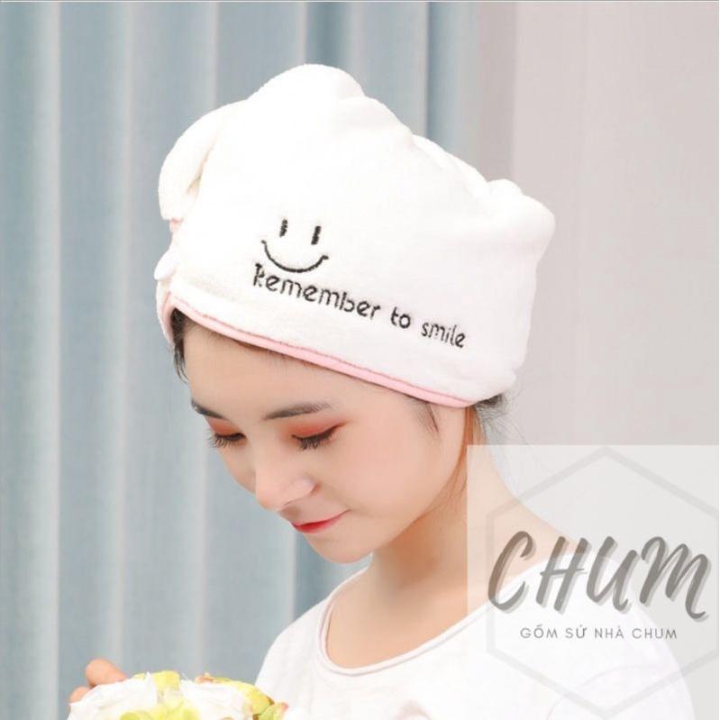 Mũ chùm đầu, ủ tóc dày dặn