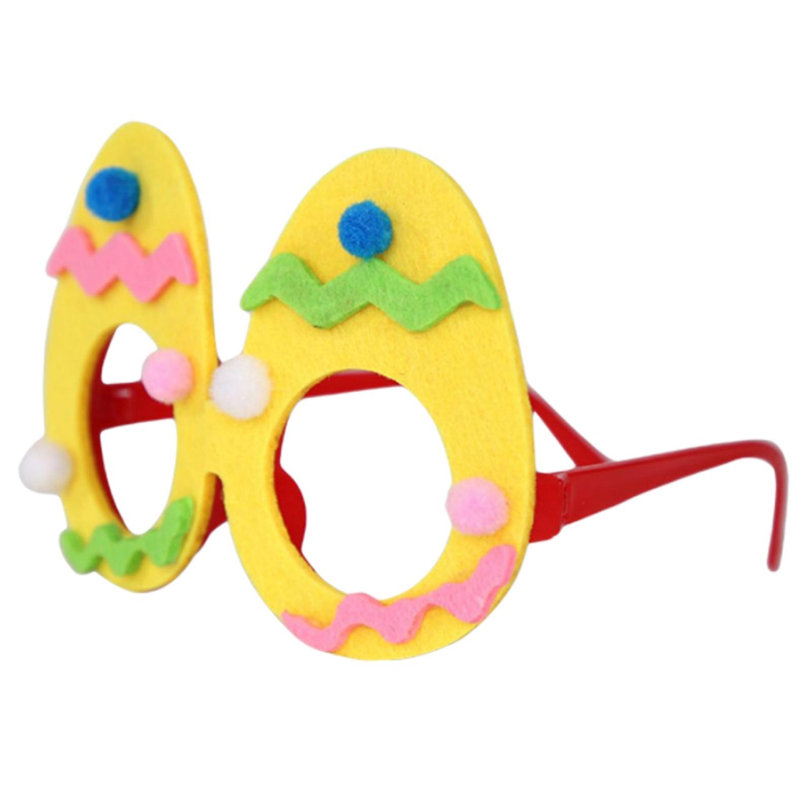 2x Cute Easter Glasses Boys Girls Gifts Eyewear for Birthday Party Decorations