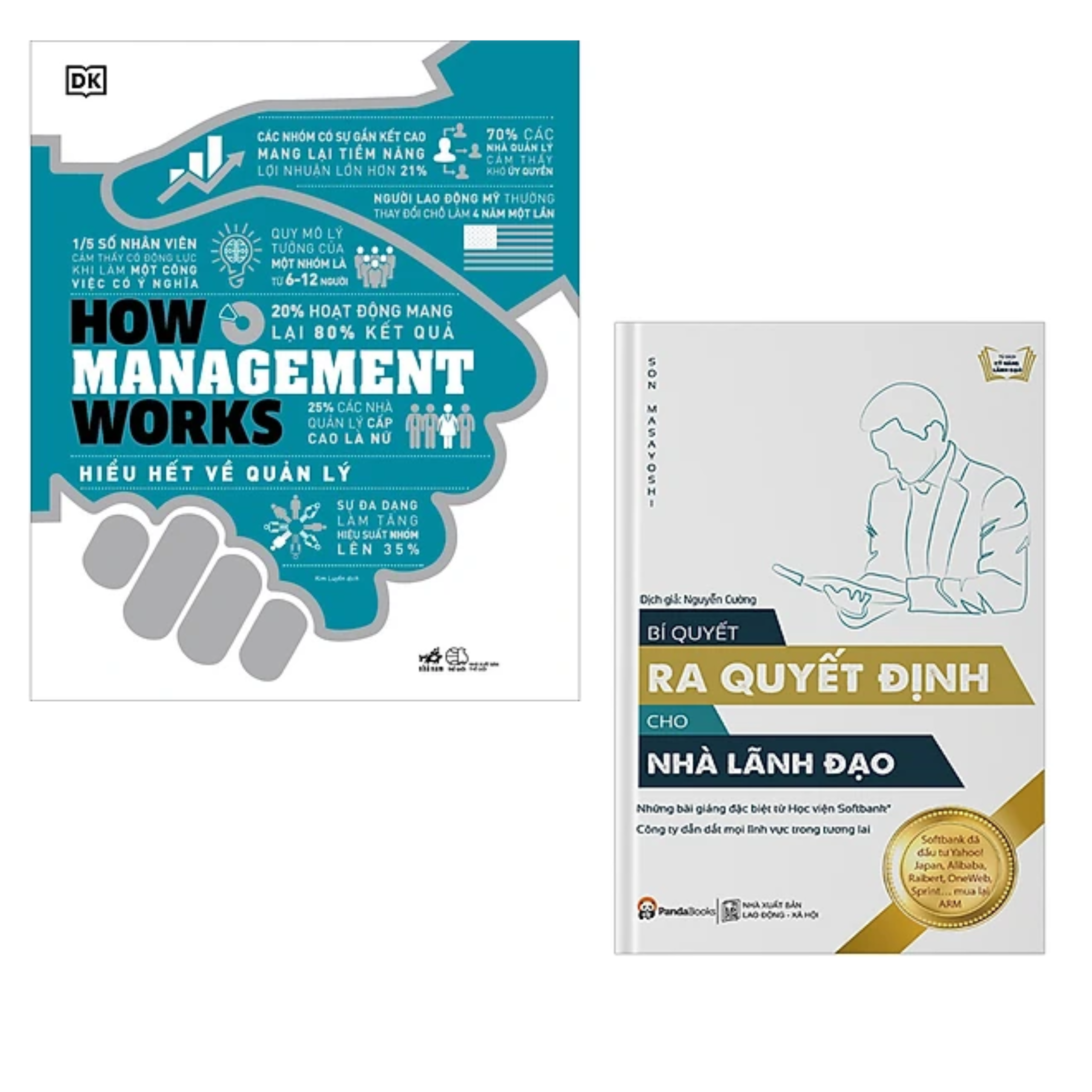 Combo 2 cuốn sách Kĩ Năng Làm Việc : Bí Quyết Ra Quyết Định Dành Cho Lãnh Đạo  +  How Management Works - Hiểu Hết Về Quản Lý