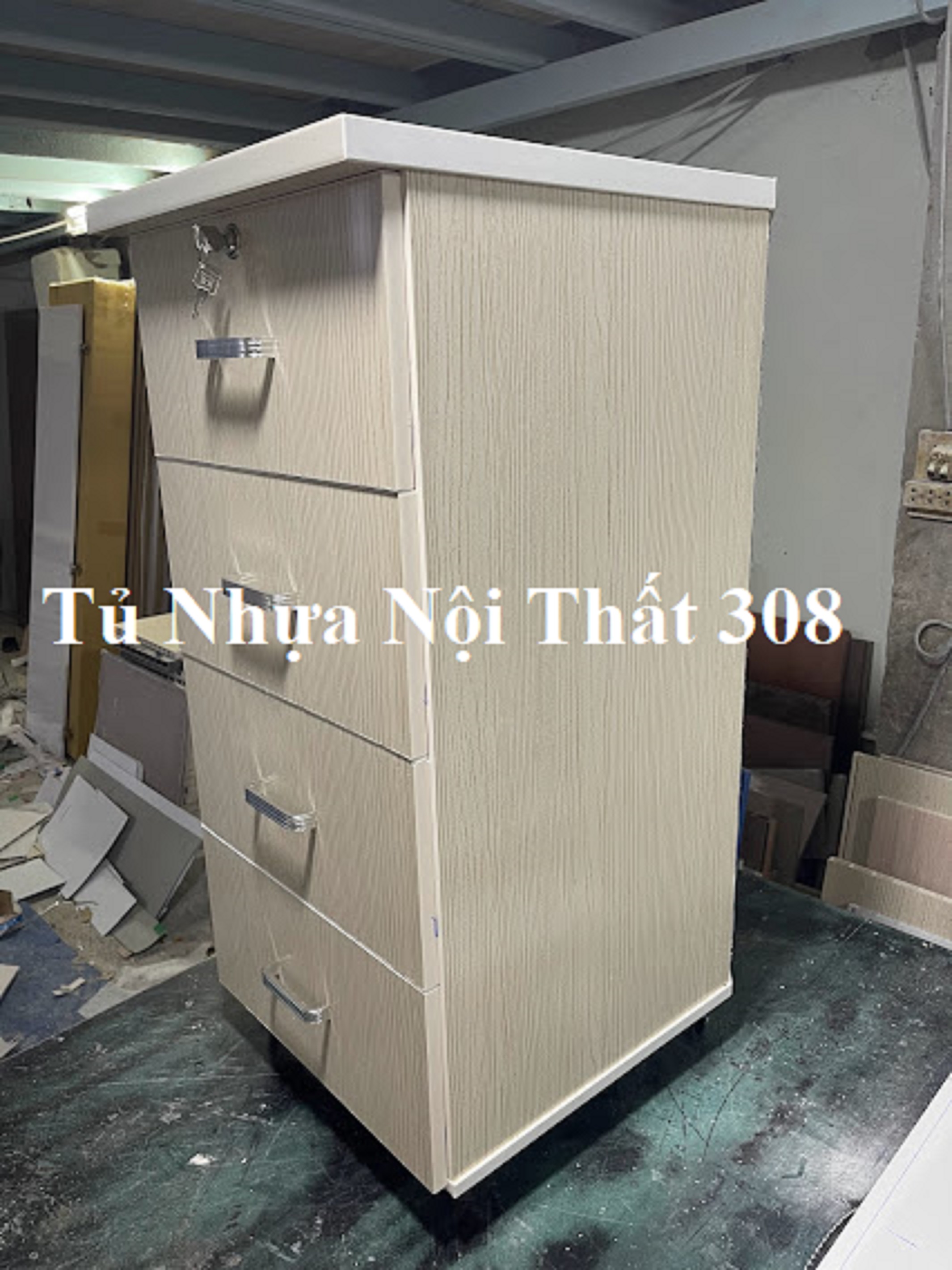 Tủ, Kệ Đầu Giường Nhựa Đài Loan Cao 89,5cm Ngang 42cm Sâu 42cm K107