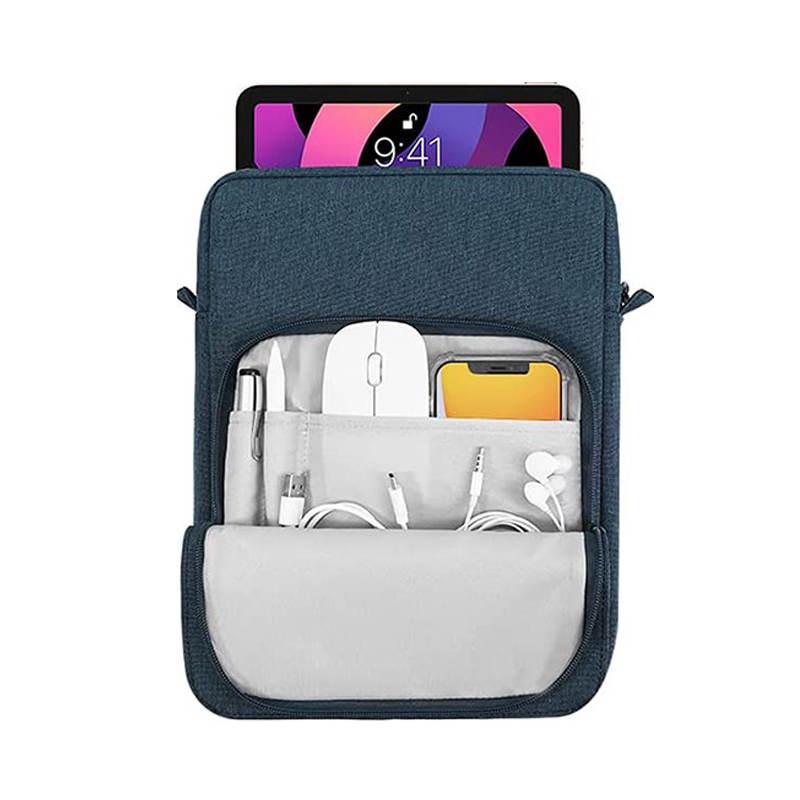 Túi đeo chéo đựng iPad 9 - 11 inch/iPad Pro 11 inch 2021 M1/iPad 10.2 inch/iPad Air 10.9 inch/Galaxy Tab A 10.1 inch kèm ngăn đựng phụ kiện