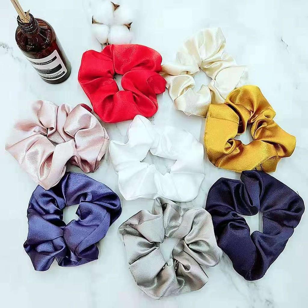 Scrunchies chun cột tóc trơn